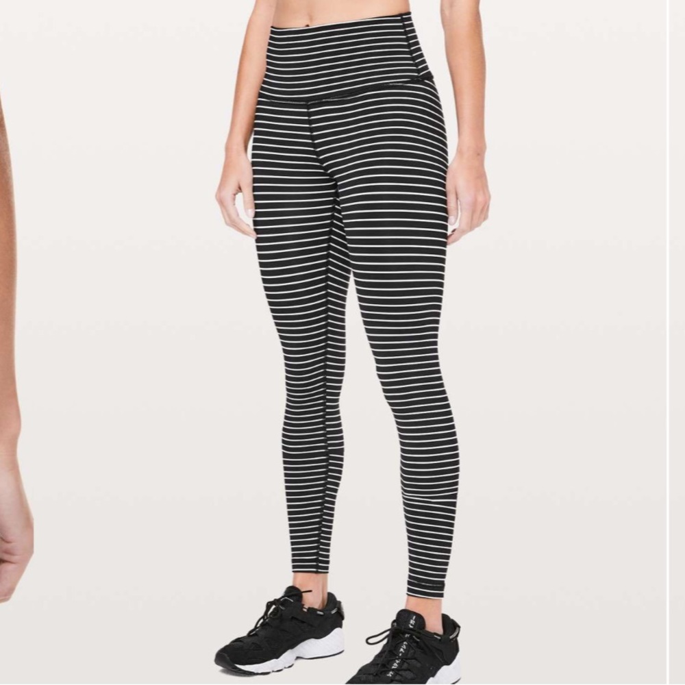 Lululemon Wunder Under High-Rise Stripe Tight *Luxtreme 28"